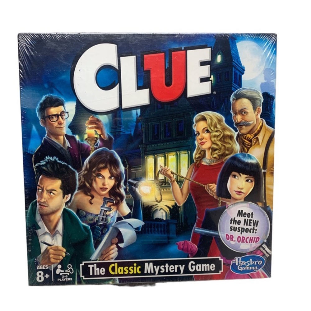 New Hasbro Clue Game-Classic Mystery Game